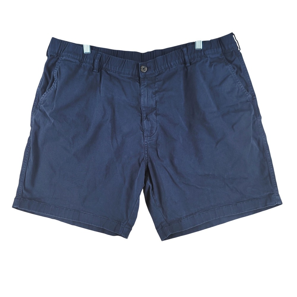 Bearbottom Chino Shorts Mens 42-44 Navy Blue 7 Inch Inseam Stretch Casual